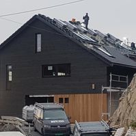 Legging av tak på ny bolig